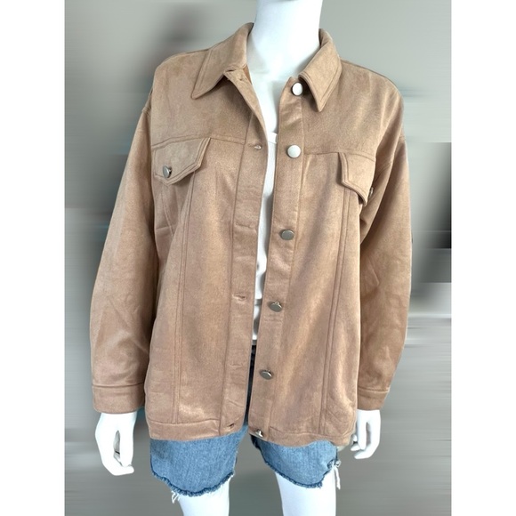 FANTASTIC FAWN fringe back star lightweight jacket S M L - Picture 5 of 9
